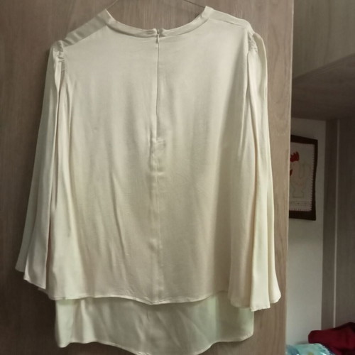 Zara official blouse large beige, like new