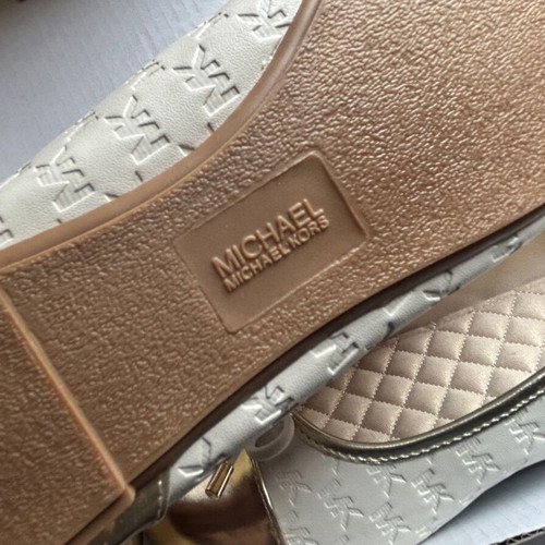 Michael Kors ballet flats size 37, gold