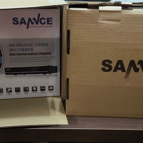 SANNCE security camera system DVR 8CH with 1TB HDD and 4 cameras new