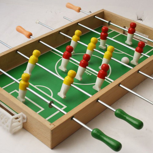 Vintage 90's wooden foosball Moustakas new