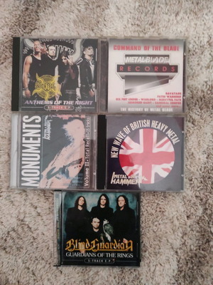 CD metal μεταχειρισμένα, πακέτο 5