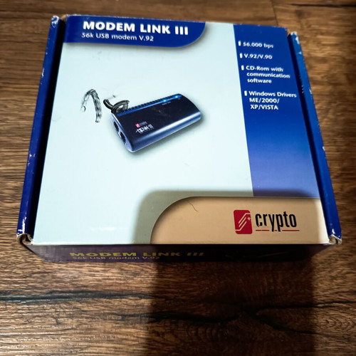 Crypto Link 56k USB Modem new