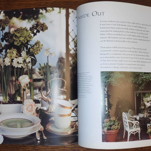 Outdoor Rooms used book on porches, terraces, decks, gazebos