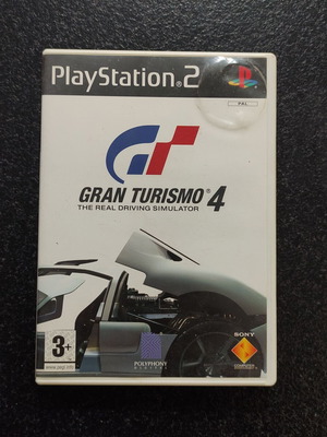 Gran Turismo 4 PlayStation 2 game, complete with manual, PAL first edition