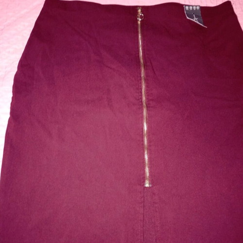 Primark skirt burgundy elastic A-line new, size 4XL