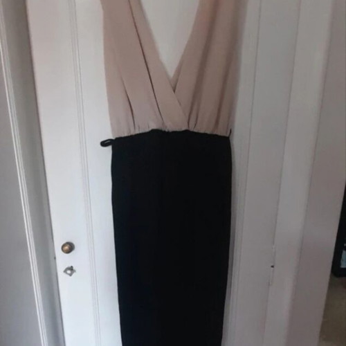 Jumpsuit like new, black and beige