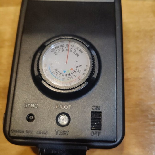 Canon F-1 vintage camera like new with flash and lens