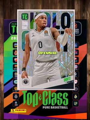 Κάρτα Holo Giant Tj Shorts Top Class Euroleague 2024-25 καινούργιο