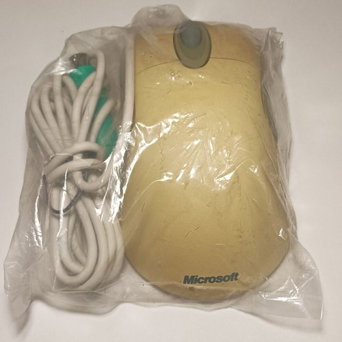 Microsoft vintage wired ball mouse sealed