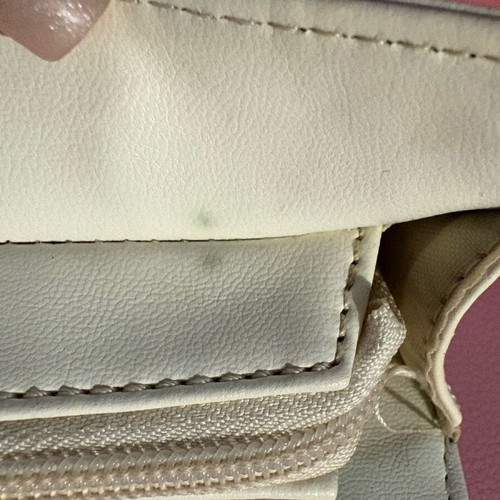 Guess small crossbody bag used, white with minor wear