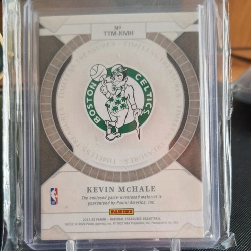 Panini National Treasures 2021-22 Kevin McHale Dual Color Patch /25