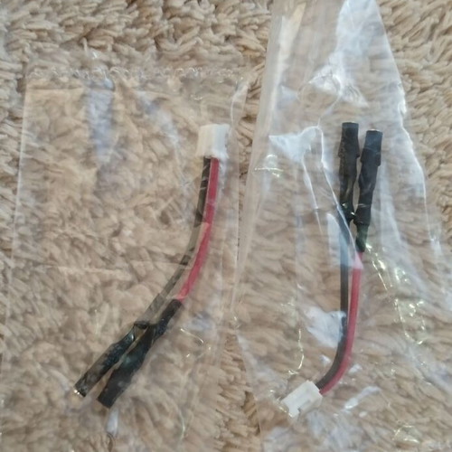 2-pin male to 2 pin female ~2mm new