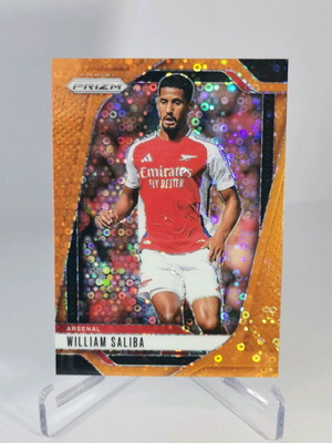 Κάρτα Panini Prizm EPL Breakaway Willian Saliba Orange SP 2024-25 σαν καινούργια