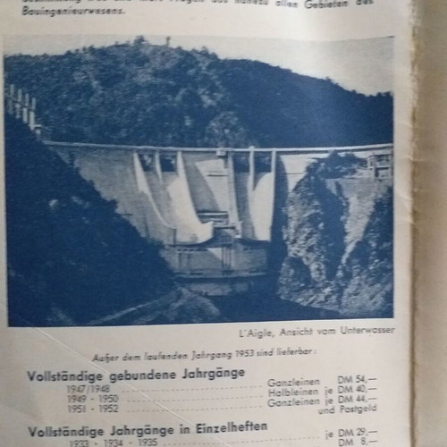Collectible technical German books used, set of 6 volumes