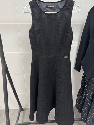 Fornarina jacquard μαύρο midi φόρεμα σαν καινούργιο, μέγεθος XS