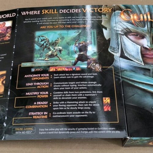 Guild Wars PC CD-ROM like new, complete in box