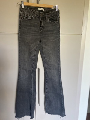 Τζιν καμπάνα Zara stretch XS σαν καινούργιο μαύρο