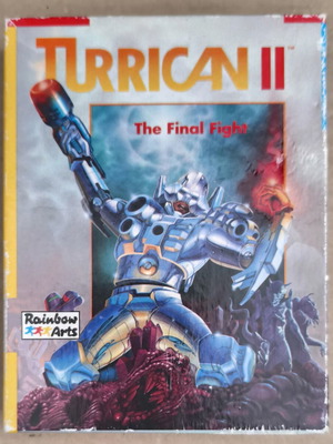 Turrican II The Final Fight Commodore cassette like new, complete in box