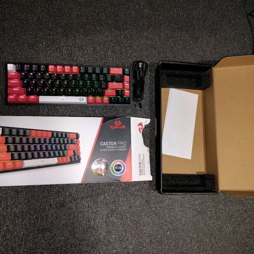 Redragon K631 Pro BRW Mechanical Keyboard wireless like new