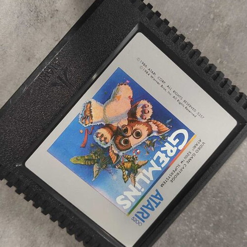 Atari 5200 game set used with Pac-Man, RealSports Soccer & Gremlins
