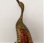  Μπρούτζινο πουλί διακοσμητικό εποχής 1960