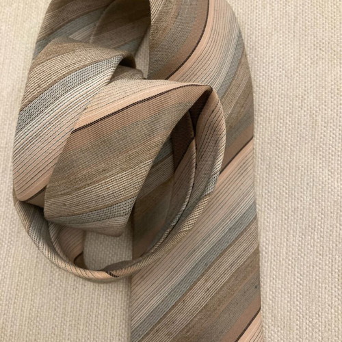 Tie like new, beige and brown