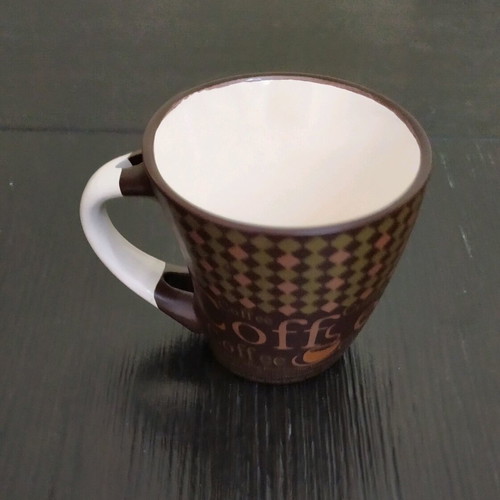 Porcelain mug like new, height 8 cm, diameter 9/5 cm