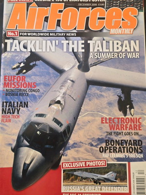 Air Forces Monthly December 2006 like new aviation magazine