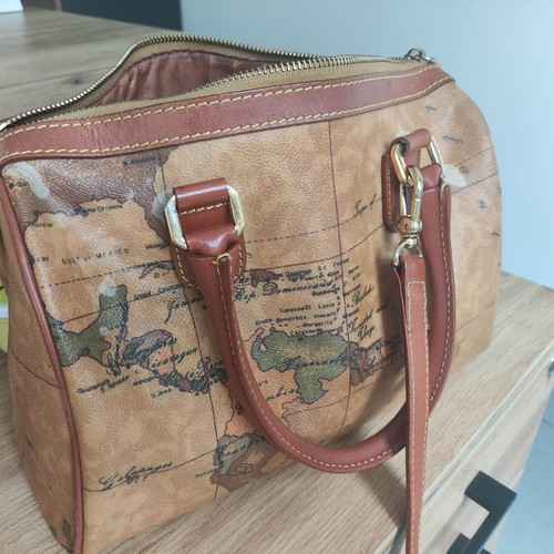 Alviero Martini 1a Classe Boston Small handbag used with geographic print