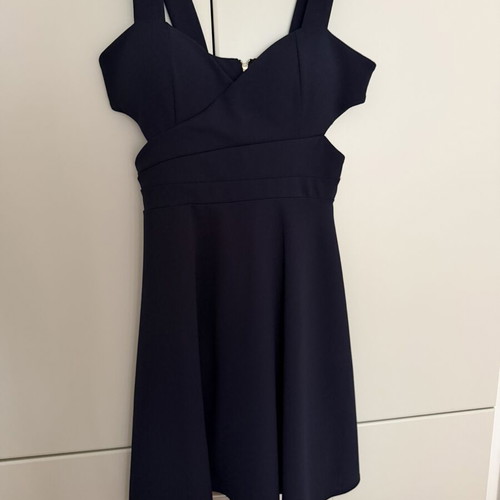 Mini dress cut out like new, blue, one size
