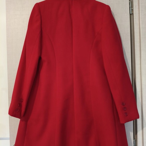 Bellino women's red wool coat like new, size L (fits M)