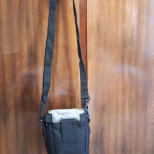 BlueSky camera carrying bag like new, black with gray detail