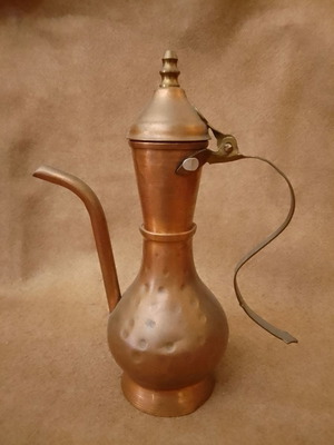 Copper container used, old