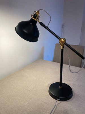 Study lamp like new, black