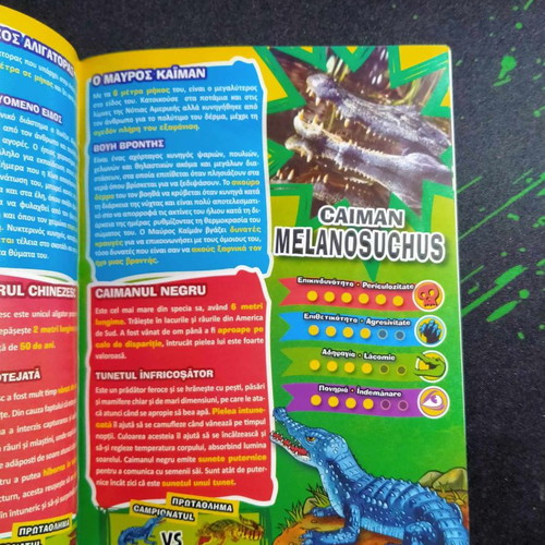 Small magazine about crocodiles available immediately