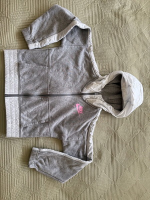 Детско яке Nike Air cropped размер M като ново, сиво