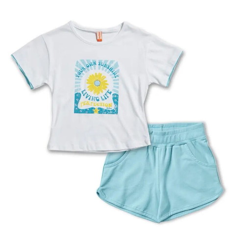 Living Life set shorts and t-shirt for 16 years old, new Reflex