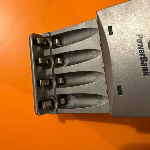 Set of 2 used battery chargers for AA, AAA and 9V