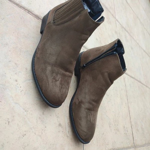 LC Waikiki Chelsea boots suede size 38 like new, brown