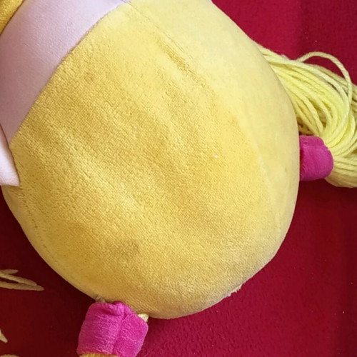 Large cloth doll used, about 74cm, likely Jumbo, early 2000s