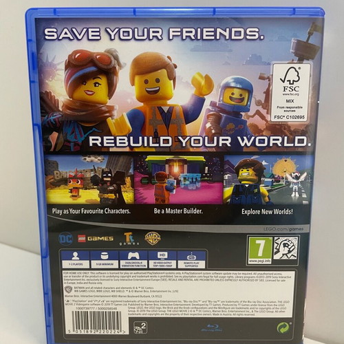 LEGO The Lego Movie 2 game for PlayStation 4 used