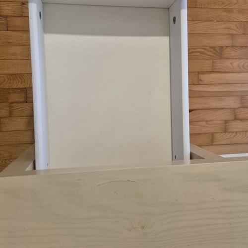 IKEA Micke Desk with Shelves and Magnetic Board used