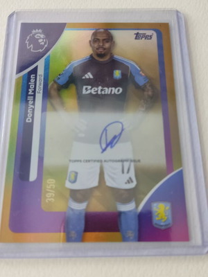 Κάρτα 2025-26 Topps Premier League Donyell Malen Auto καινούργιο