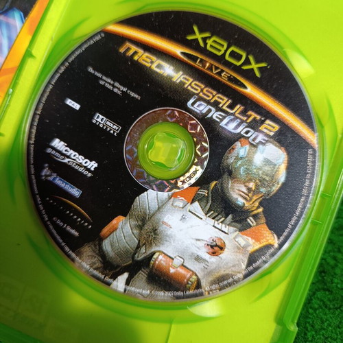 MechAssault 2 Lone Wolf Xbox game, Microsoft