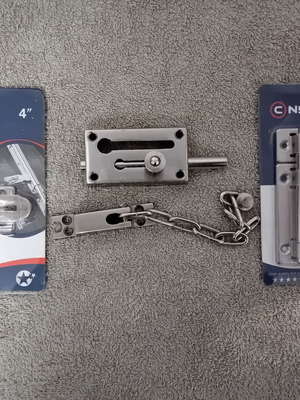 Security bolts new, pack of 3 for doors