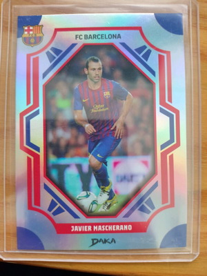 Daka FC Barcelona 2025-26 Javier Mascherano card like new, numbered 299