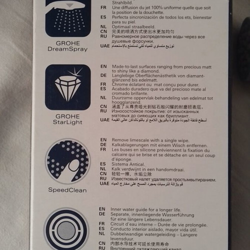 Grohe Tempesta shower handset chrome like new