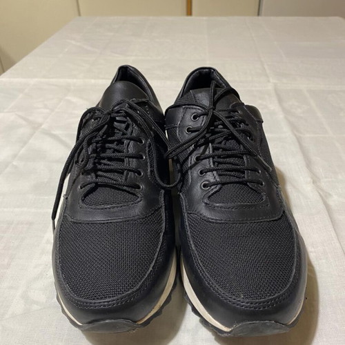 A.S. 98 men's leather sneakers like new, black