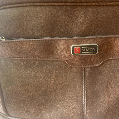 Simon men's leather bag like new