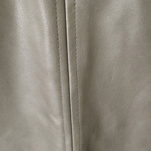 Primark mini leather skirt like new, olive, size 36